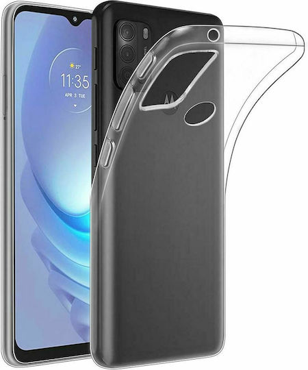 Ultra Slim 0.5mm Umschlag Rückseite Silikon 0.5mm Transparent (Motorola Moto G51 5G)