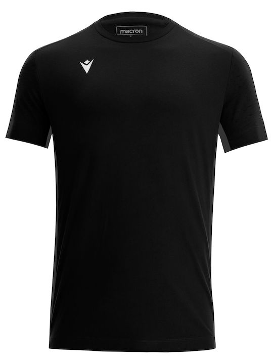 Macron Nevel Athletic Short Sleeve T-shirt Black