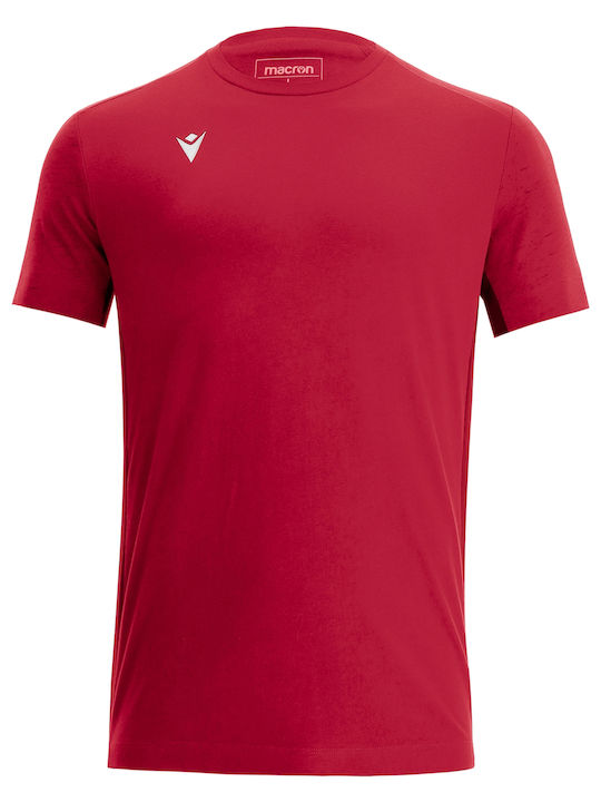 Macron Nevel Athletic T-shirt Red