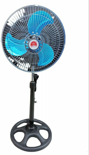 Ανεμιστήρας Ορθοστάτης 50W Διαμέτρου 30cm Μαύρος