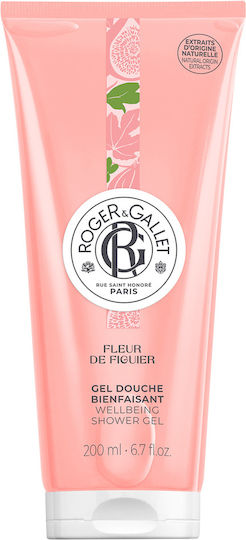 Roger & Gallet Fleur De Figuier Relaxing Αφρόλουτρο σε Gel με Βούτυρο Καριτέ & Άρωμα Εσπεριδοειδή 200ml