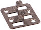 Showood Gelenkklemme für Gartenboden aus Metall 11.2x1cm 1Stück