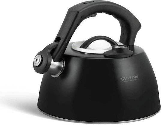 Edenberg Βραστήρας Ανοξείδωτος Μαύρη 3000ml