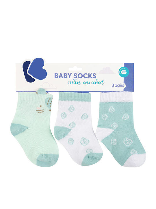 Kikka Boo Kids' Socks Knee-High Jungle King Turquoise 3 Pairs