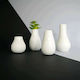 Raeder Διακοσμητικό Βάζο Porzellan White 4cm 4Stück