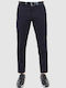 Trousers Chino Elastic in Regular Fit Navy Blue