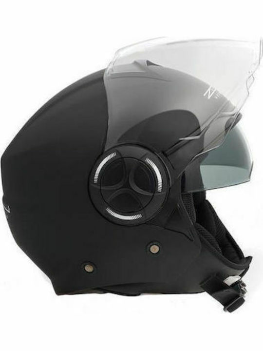 Zen ZN-737 Черен Матиран Каска За Мотор Джет EC...