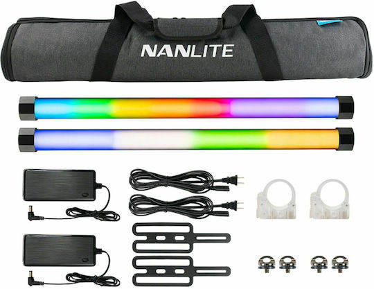 Nanlite Pavo Tube II 15X 2-Pack LED-Licht Tageslicht 2700-12000K 18W