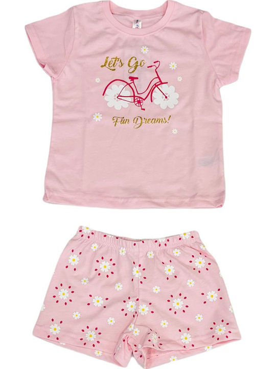 Dreams by Joyce Kinder-Nachtwäsche Sommer Rosa Margeriten