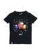 Kinder-T-Shirt Schwarz