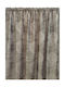 Palatex Curtain with Pencil Pleat Beluga Brown 270x290cm