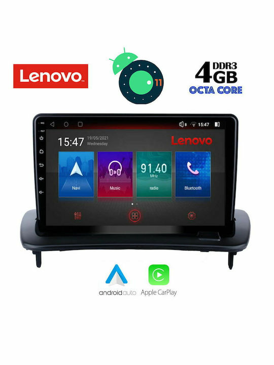 Lenovo Sistem Audio Auto pentru Volvo C30 / S40 2004-2013 (Bluetooth/USB/AUX/WiFi/GPS/Apple-Carplay/Partitură) cu Ecran Tactil 10.1"