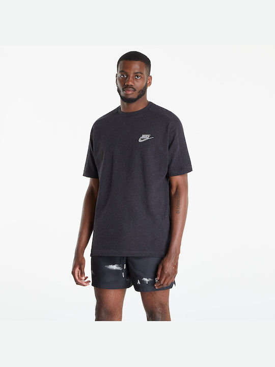 Nike Revival Ανδρικό T-shirt Μαύρο Μονόχρωμο