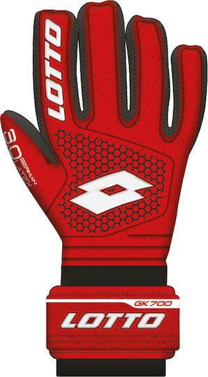 Lotto GK700 II Goalkeeper Gloves Adults Red