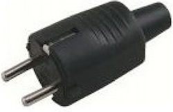 KAL Electronics Priză electrică Masculin Schuko Negru
