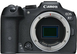 Canon Mirrorless Φωτογραφική Μηχανή EOS R7 Crop Frame Body Black