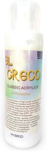 El Greco Multi Professional Acrylic Paint Set in White color Titanium White 500ml 1pcs