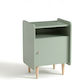 Zag Wooden Green Kids Bedside Table 43.5x35x60cm