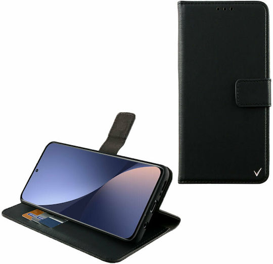 Volte-Tel Allure Magnet Wallet Δερματίνης Μαύρο (Xiaomi 12 / 12X)