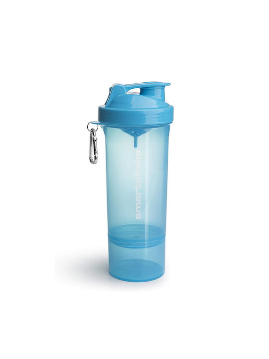 SmartShake Slim Shaker Πρωτεΐνης 500ml Πλαστικό Μπλε