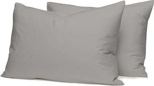 Palatex Set Pilotă Single 160x240cm Solid Flint Gray 2buc