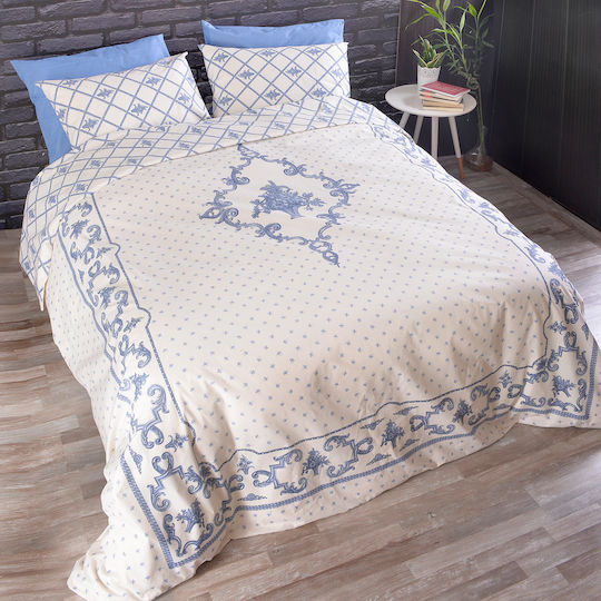 Palatex Carmine Kissenbezug-Set Oxford Blue 50x70cm.