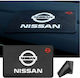 Mobile Phone Holder Car With Nissan Logo with Anti-Slip Surface Black