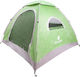 Keumer Αυτόματη Σκηνή Camping Pop Up Πράσινη 3 Εποχών για 3 Άτομα 210x210x130εκ.
