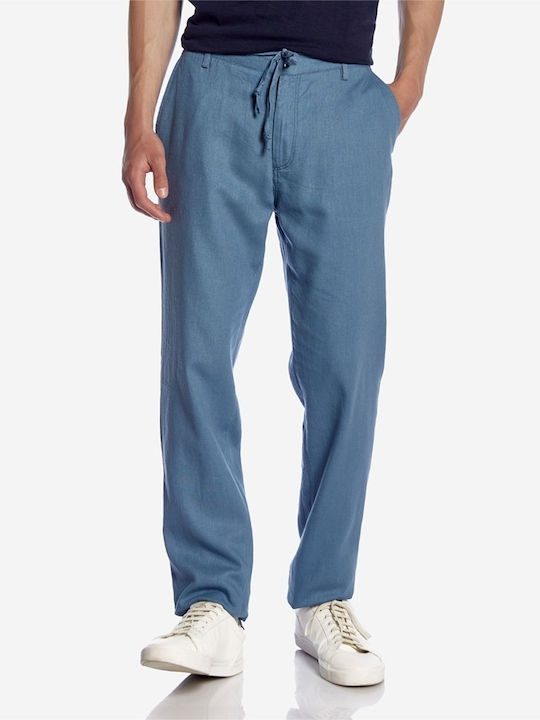 Pantaloni cu Croială Normală Blue Raf