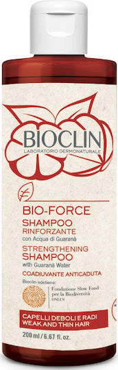 Bioclin Bio Force Strengthening Σαμπουάν για το Ευαίσθητο Τριχωτό για Εύθραυστα Μαλλιά 200ml