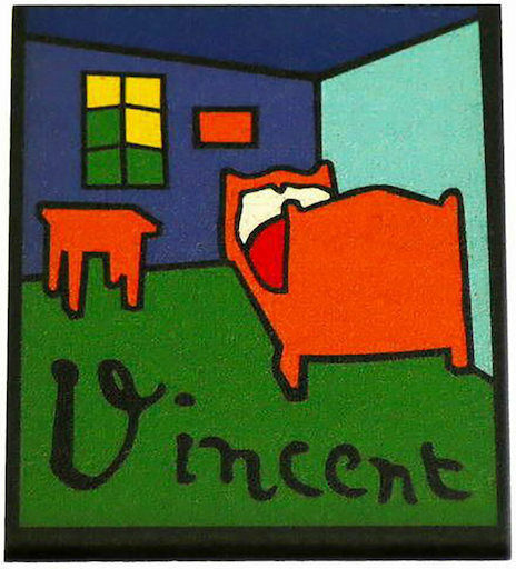 Synchronia Vincent Rectangular Set of Magnets Wooden 6cm 1pcs