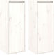 Cabinets Wall White 2pcs 30x30x80cm