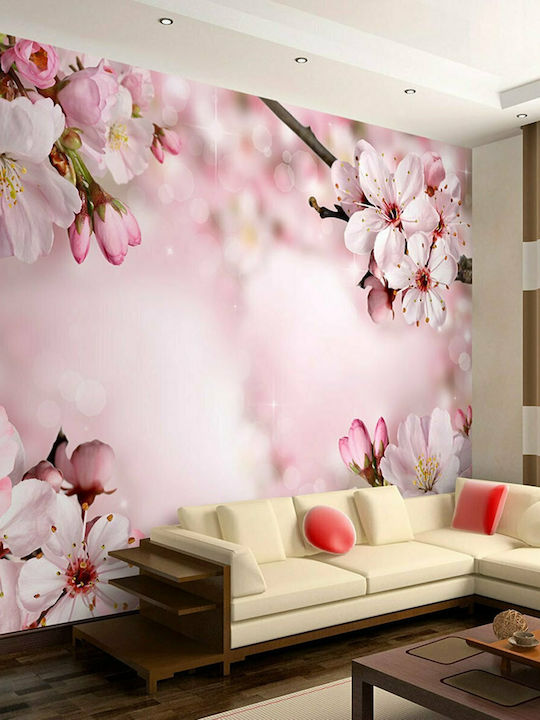 Fototapet de Perete 150x105cm Spring Cherry Blossom Tesatura