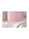 Down Town Home 507 Set Kids Duvet Cover Single with Pillowcase Cotton Satin PInk 175x245cm