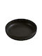 Espiel Terra Plate Soup made of Porcelain Black with Diameter 20cm 6pcs