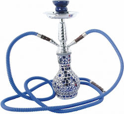 Al Malik Ναργιλές Chapm Al Malik Khouribga Cristal Διπλός Μπλε 38cm