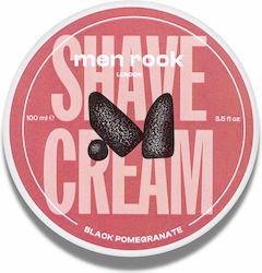 Men Rock Schwarzes Granatapfel Rasierschaum Creme 100ml Men Rock Schwarzes Granatapfel Rasierschaum Creme 100ml