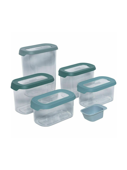 Joseph Joseph Set of 5 General Use Food Jars with Plastic Transparent Lid 1300ml