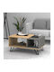 Rectangular Central Coffee Table Don Wooden Sonoma Anthracite W90xL55xH44cm