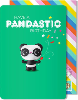 Pandastic Greeting Card Birthday 12.5x17.5cm