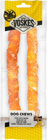 Voskes Voeders Dog Stick Treats Medium Breeds with Chicken 25cm 2pcs