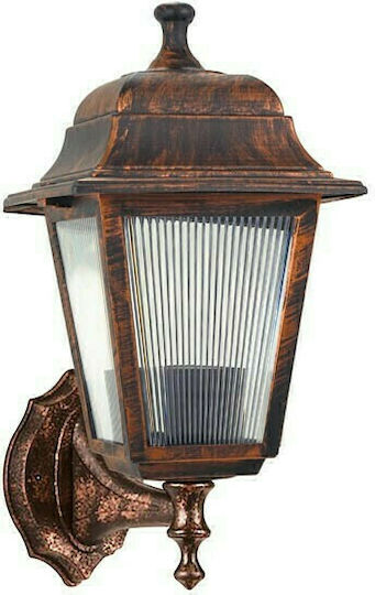 Vito Bergamo Επιτοίχιο Εξωτερικό Φαναράκι E27 IP44 20x34εκ.