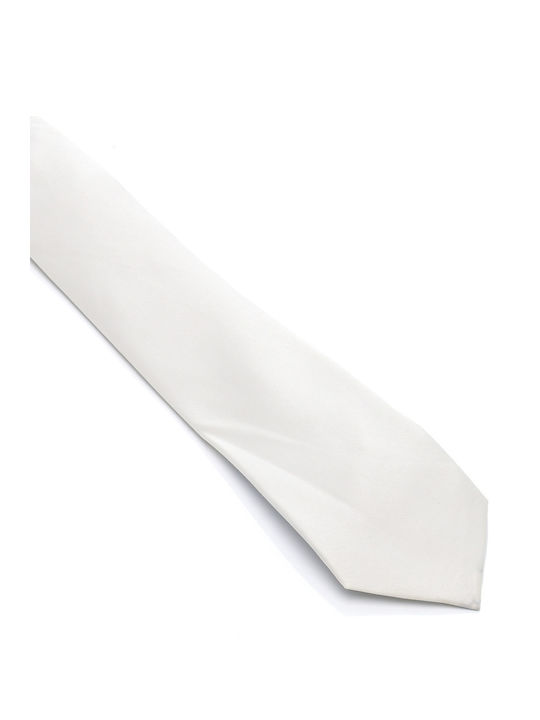 Men's Tie Synthetic Monochrome In Beige Colour