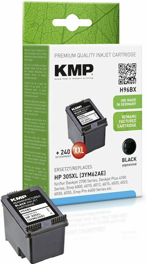 KMP Съвместимо Мастило За Принтер InkJet HP 305XL 3YM62AE Черно 1бр