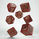 Q Workshop Dragons Dice Set Red & Gold 7τμχ
