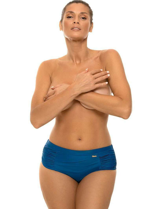 Bikini Slip High Waist Blue