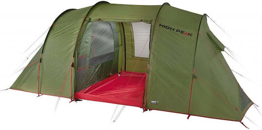 High Peak Vis á Vis Goose Camping Tent Tunnel Green with Double Cloth 4 Seasons for 4 People 440x240x200cm