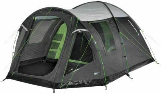 High Peak Santiago 5.0 Winter Camping Tent Tunnel Grey With Double Cloth For 5 People 430x280x190cm
