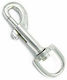 Hundeleine/Führleine Riemen Tierhaken 53mm Zinc in Silber Farbe