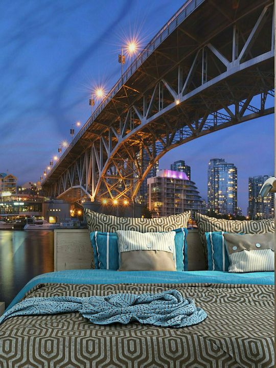 Fototapet de Perete 350x270cm Granville Bridge - Vancouver (Canada) Tesatura